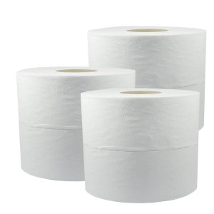 Papel higiénico jumbo - 6 rollos de 500 metros