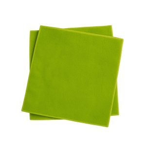 Paño microfibra verde 30 cm x 30 cm - Pack de 5 unidades