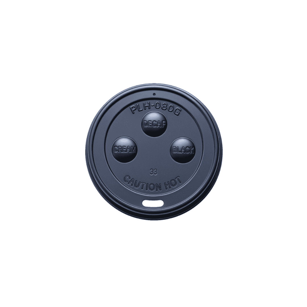 Tapa para vaso polipapel hot 240 cc (8 oz) - Pack de 50 unidades