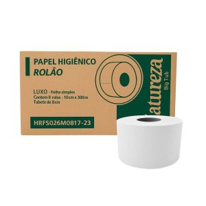 Papel higiénico Natureza jumbo - 8 rollos de 300 metros